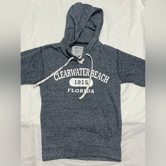 Clearwater Beach Gray Hoodie Sweatshirt Women’s Size Small - Picture 3 of 10